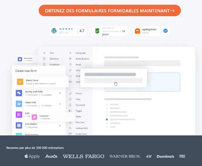 Plugin WP - Formidable Forms